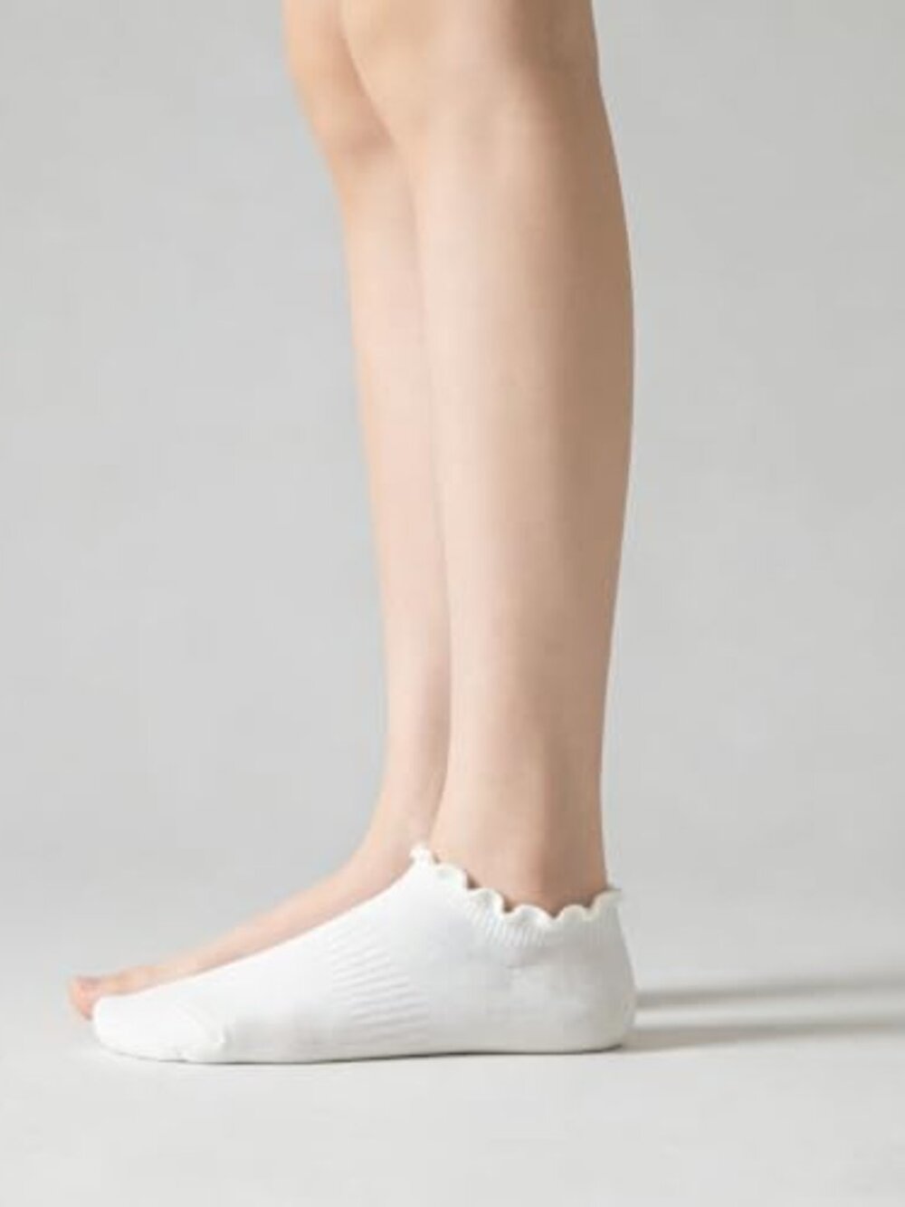 No Show‎ Socks Womens Low Cut Non Slip Cute Ruffle Ankle Socks 6 Pairs